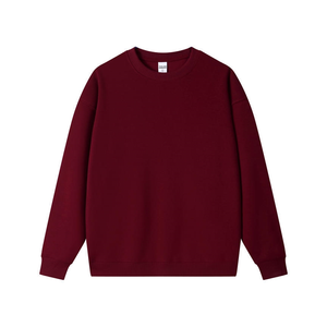 High Quality Pure Cotton <b>Sweatshirt</b> for Men <b>Women</b> Solid Color Loose Heavy Weight Fashionable for Winter Autumn Wholesale - Product Image 6