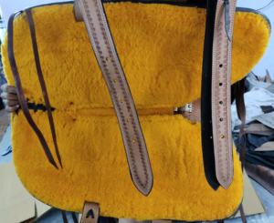 Sillín de cuero hecho a mano, diseño de caballo, Occidental - Product Image 5
