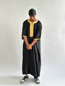 เสื้อผ้าผู้ชายมุสลิมแบบอิสลาม ดีไซน์เรียบร้อย ผ้าพรีเมียม ผลิตจากโรงงาน โทบไซส์ใหญ่ โทบผู้ชาย สีพื้น น้ำหนักเบา - Product Image 4