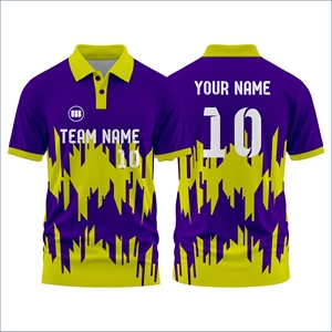 ชุดกีฬาเสื้อคริกเก็ตแห้งเร็วชุดทีมคริกเก็ตออกแบบได้ตามต้องการ - Product Image 1