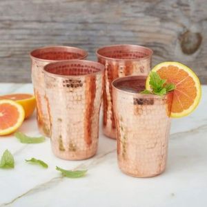 Verres en cuivre, commande en gros, fabricant, logo personnalisé, marque, export, vaisselle réutilisable, durable, fournisseur, Inde, usine, OEM, ODM, prix - Product Image 2