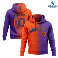 Sweat-shirt à capuche personnalisé en gros avec dégradé de couleurs, pull tendance, vêtement de sport, fabrication OEM