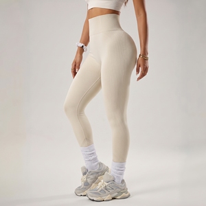 Gym Sport Leggings Women Fitness High Waist <b>Tummy</b> <b>Control</b> Breathable Eco-Friendly Lightweight Anti-Bacterial Quick Dry Seamless - Product Image 1
