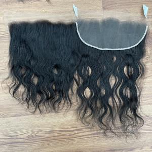HD Swiss Fermeture en dentelle transparente frontale 100% cheveux humains vierges style Deep Wave en cheveux droits ondulés bouclés disponibles dans toutes les tailles - Product Image 1