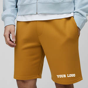 Streetwear men's shorts custom embroidered logo heavy weight 2 tone with side pockets breathable man short - Product Image 4