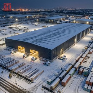 Almacén de Estructura de Acero Ligero Prefabricado, Seguro y Duradero, Precio Bajo <span class=keywords><strong>2022</strong></span>, Galvanizado en Caliente, Garantía de 3 Años, Hecho en China - Product Image 4