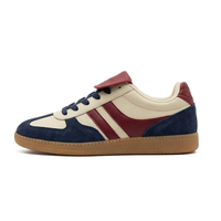 Zapatillas Deportivas de Gamuza Premium para Hombre, Estilo Vintage, Bajas, para Skateboard, Ligeras, para Caminar al Aire Libre