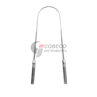 Nettoyeur interdentaire et brossette à fil hybride en acier inoxydable à double extrémité