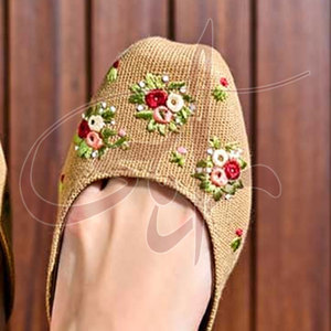 Nouvelles chaussures imprimées antidérapantes pour femmes, en jute, semelle antidérapante, fabrication professionnelle de haute qualité - Product Image 6