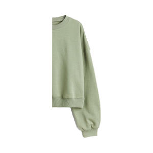 เสื้อสเวตเชิ้ตผ้าแคนวาสปักลายสำหรับผู้หญิง รุ่นสปริง เป็นมิตรกับสิ่งแวดล้อม ระบายอากาศได้ดี กันลม สีเทาอ่อน คอกลม แขนยาว - Product Image 5