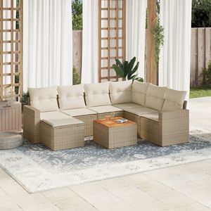 Set Divano da Giardino Beige per Arredamento Esterno - Product Image 1