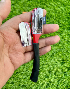 Rasoir manuel en acier inoxydable de haute qualité, neuf, non pliable, pour maillot de bain, aisselles, sourcils, avec manche droit – Vente en gros - Product Image 4