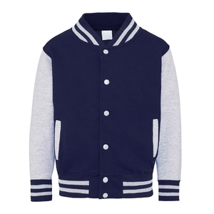 Blousons universitaires pour hommes grandes tailles, en polaire noir et blanc, décontractés, vierges pour la vente en gros, personnalisables avec logo, pour l'automne - Product Image 2
