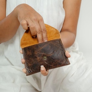 Nueva llegada elegante en relieve con estampado floral de piel de cuero para tarjetas, monedero, billeteras, tarjetero rectangular, monederos bonitos para tarjetas - Product Image 5