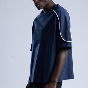 เสื้อยืดคอตตอนวินเทจทรงโอเวอร์ไซส์ ไหล่ตก พิมพ์ลายคุณภาพสูง ผ้าหนา ซักย้อมสีแบบแอซิดวอช - Product Image 3