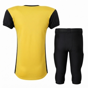 Custom Football Uniform Set Men Breathable 100% Polyester Heat-Transfer Printed Sports Jersey Pants <b>Athletic</b> Teamwear Training - Product Image 2