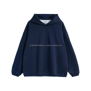 เสื้อฮู้ดผ้าฝ้ายระบายอากาศดี สีพื้น สไตล์ลำลอง - Product Image 3