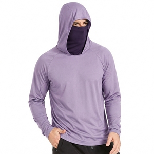 Haut de pêche anti-UV à manches longues avec protection faciale, respirant et à séchage rapide pour activités de plein air - Product Image 3