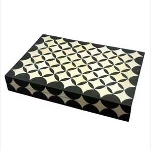 Caja de Joyería de Madera con Incrustaciones de Hueso Hecha a Mano, Moderna, Duradera, de Lujo, Organizador Decorativo para el Hogar, Hotel, Restaurante y Regalos - Product Image 1