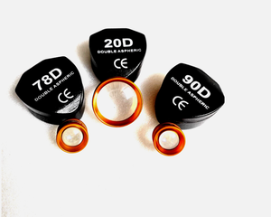 Ensemble de lentilles ophtalmiques vertes 78D 20D 90D double asphériques manuelles en verre optique de haute qualité avec étui rigide certifié CE pour usage chirurgical - Product Image 5