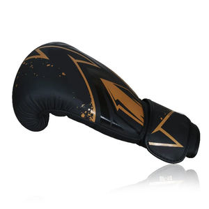 Gants de boxe professionnels pour la formation, 8 oz, en cuir PU épais, avec sangle de poignet réglable, couleurs personnalisables, confortables - Product Image 3