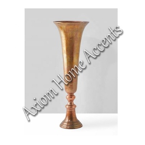 Modern Chic Design <b>Ceramic</b> <b>Vase</b> Axiom Home Accents Floor <b>Vase</b> for Contemporary Home Office Transparent Glaze Type Aluminium - Product Image 5
