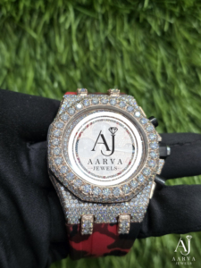 Reloj de Hombre AARVA JEWELS de Alta Calidad, Cronógrafo Mecánico Automático, Estilo Hip Hop, Esfera Analógica, Correa de Silicona - Product Image 2