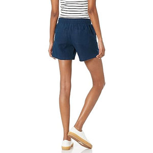 2026 New design Most Selling Women Cotton Casual Shorts Elastic Waist Soft Fabric <b>Lounge</b> Summer Active Fitness Shorts - Product Image 3