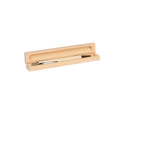 Boîte à stylos en bois, étui à stylos professionnel, présentoir poli, logo personnalisé, rangement moderne, porte-stylos promotionnel personnalisé - Product Image 4