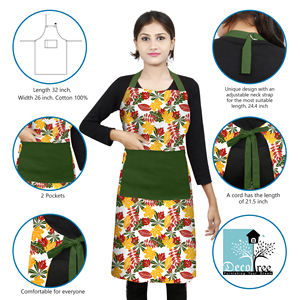 Delantal Estampado de Alta Calidad, Premium, Lavable, Reutilizable, con Correas Ajustables, Delantal de Cocina para Chef - Product Image 4