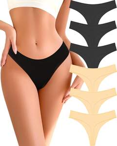Tanga de Mujer con Suavidad Refinada, Tejido Liso, Transpirable, Elástico y Cómodo para Uso Diario, Agradable para la Piel, Venta al Por Mayor - Product Image 1