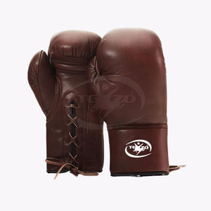 Gants de boxe en cuir de qualité supérieure avec sangle de poignet réglable antidérapante et protection UV pour l'entraînement en salle - Product Image 2