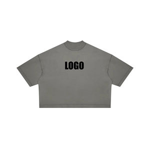 เสื้อยืดโอเวอร์ไซส์ทรงครอป แขนเสื้อแบบดรอปโชว์เดอร์ ล้างสีแบบแอซิดวอช คุณภาพพรีเมียม ดีไซน์ล็อคได้ดี  สำหรับผู้ชาย ผู้หญิง และยูนิเซ็กซ์ - Product Image 6