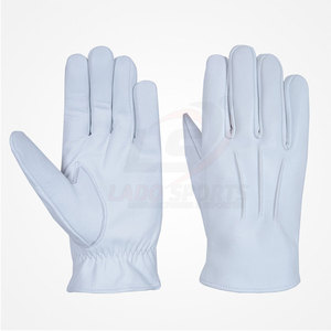 Vente flash - Nouveaux arrivages - Gants de toilette en cuir véritable pour hommes - Gants pour hommes personnalisés - Product Image 1