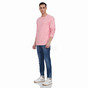 Sudadera de cuello redondo para hombre con forro polar cálido, jersey de manga larga para invierno y otoño, elegante, informal, cómodo, a la venta - Product Image 4