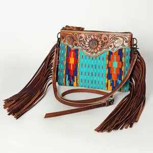 Finest Quality Leather Saddle Blanket Crossbody Bag Western Style Cowgirl Bag With Strap Top Wholesaler Manufacturer