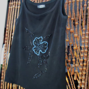 Capa Elegante Estilo Burlesque con Cuentas y Lentejuelas de Poliéster para Adultos, con Cierre en el Cuello, Hermosa Ropa Festiva - Product Image 4