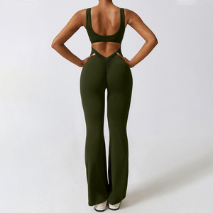 Proveedor mayorista de monos deportivos para mujer con marca personalizada, fabricante de monos de compresión transpirables para mujer con etiqueta privada - Product Image 3