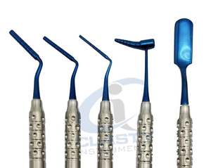 Juego de Instrumentos Quirúrgicos Dentales de Acero Inoxidable, con Empuñadura Manual Moleteada, Clase I, Kit de 5 Piezas - Product Image 5