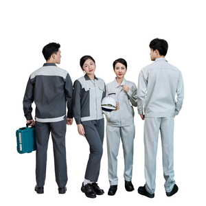 PRECIO DE FÁBRICA Ropa de trabajo de manga larga, uniforme de soldador personalizado con logotipo, conjuntos para obra, uniforme FMF - OEM/ODM - Product Image 3