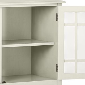 Mobile Basso Contenitore Bianco Antico Connaught per Soggiorno - Product Image 6