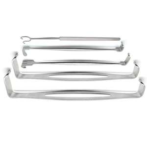 Juego de Retractores Senn Miller de 5 Piezas, Instrumento Quirúrgico Manual de Acero Inoxidable, Certificado CE Clase I, Cirugía General Hospitalaria, ISO13485 - Product Image 3