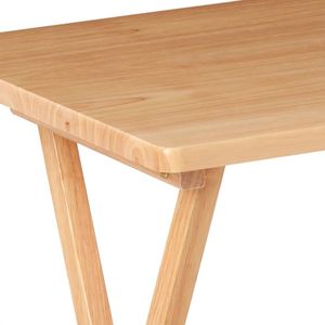 Tavolino pieghevole da interno per TV - Finitura naturale, 48,3 x 38,1 x 66 cm - Design leggero e salvaspazio per soggiorno e sala da pranzo - Product Image 6