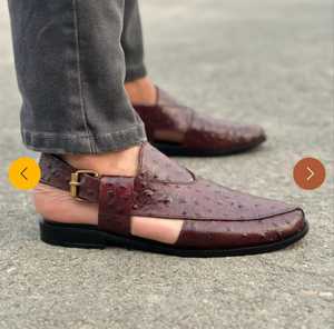 Sandalias de Cuero Hechas a Mano para Hombre, Color Marrón, Elegantes, Precio al por Mayor y MOQ Bajo, Sandalias Hechas a Mano de la Mejor Calidad 2026 - Product Image 4