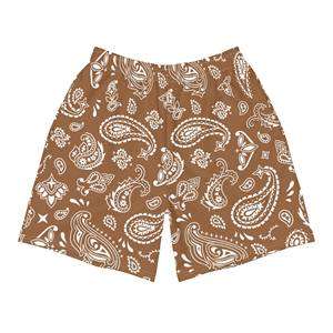 Custom Men's Board Shorts Breathable Summer Beach Quick Drying 100% <b>Polyester</b> Plus Size Sublimation Paisley Print Shorts - Product Image 5