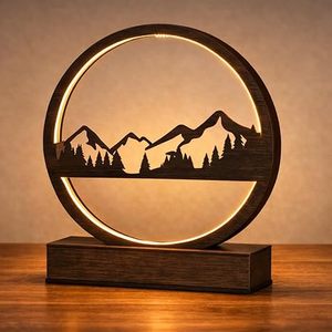 Modern Round LED Table Lamp Iron Art Bird <b>Branch</b> Accent <b>Light</b> Warm Glow Tabletop for Bedroom Living Room Home Decor - Product Image 3