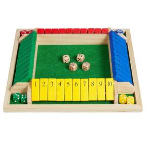 Juego de Mesa Clásico de Madera para Adultos, Niños y Familias, Juego de Estrategia con Acabado Liso - Product Image 5