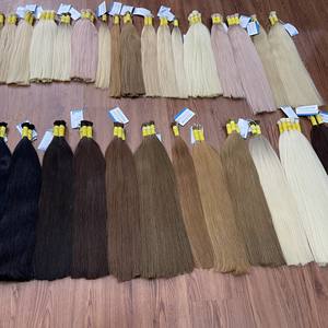 Meilleure vente de cheveux humains droits en vrac ombre naturelle sans enchevêtrement texture lisse prix d'usine - Product Image 3