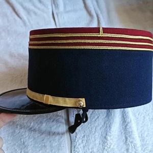 Gorro Kepi Francés Retro, Gorro de Lana Afelpada, Accesorios Vintage para Fiestas para Adultos, Kepi Bordado Personalizado - Product Image 3
