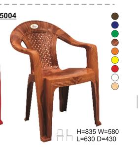 Sillas de plástico apilables con respaldo cuadrado para ahorrar espacio de almacenamiento - Product Image 2